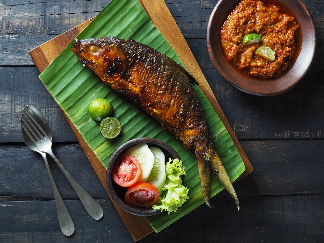 IKAN PATIN BAKAR TEFLON