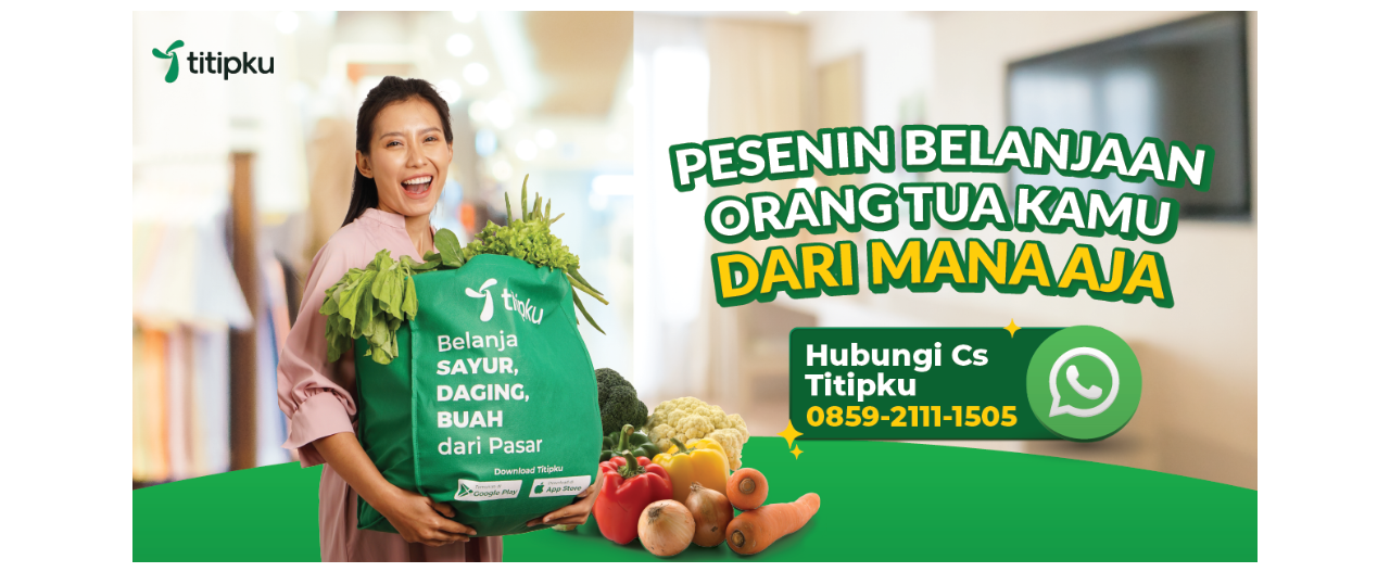 Pesenin Belanjaan Orang Tua Kamu Dari Mana Aja!
